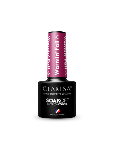 CLARESA WARMINFALL Hybrid-Nagellack 6 -5g 