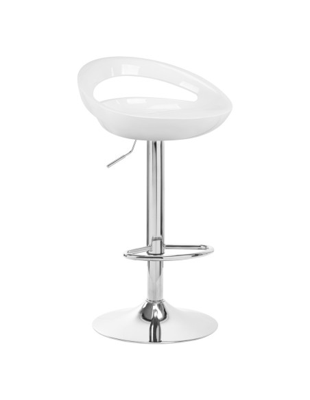 4Rico Taburete de bar QS-B01 blanco 