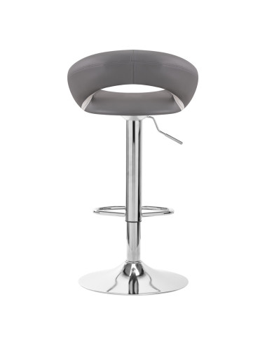 4Rico Sgabello da bar QS-B10 grigio
