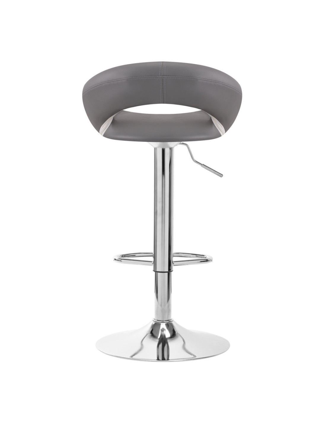 4Rico Sgabello da bar QS-B10 grigio