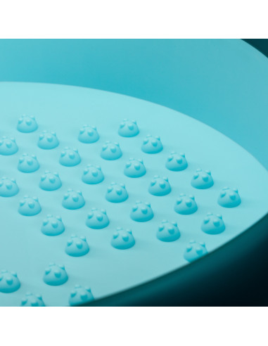 Ciotola per pedicure pieghevole blu