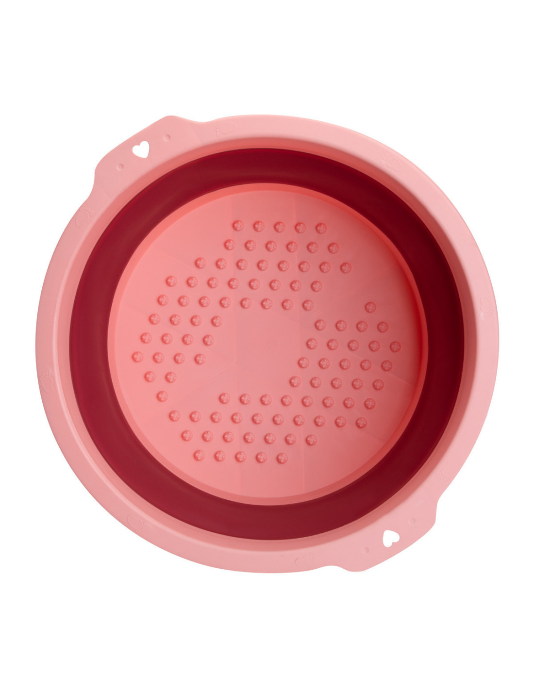 Bol de pédicure pliable rose 