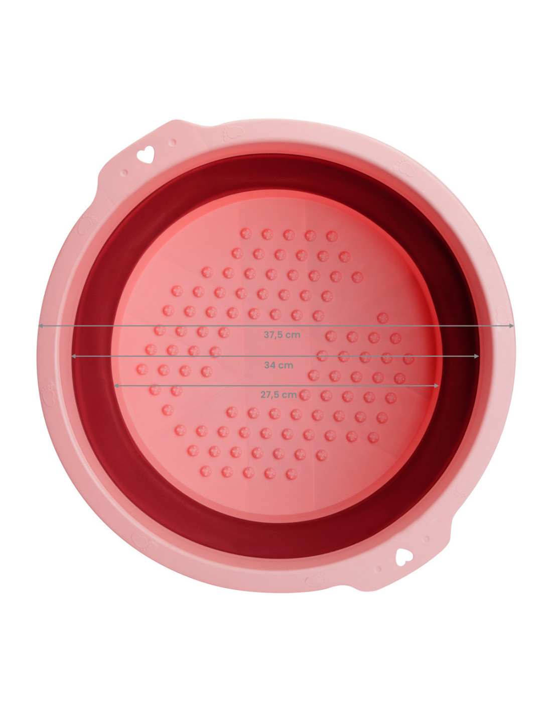 Pink Foldable Pedicure Bowl