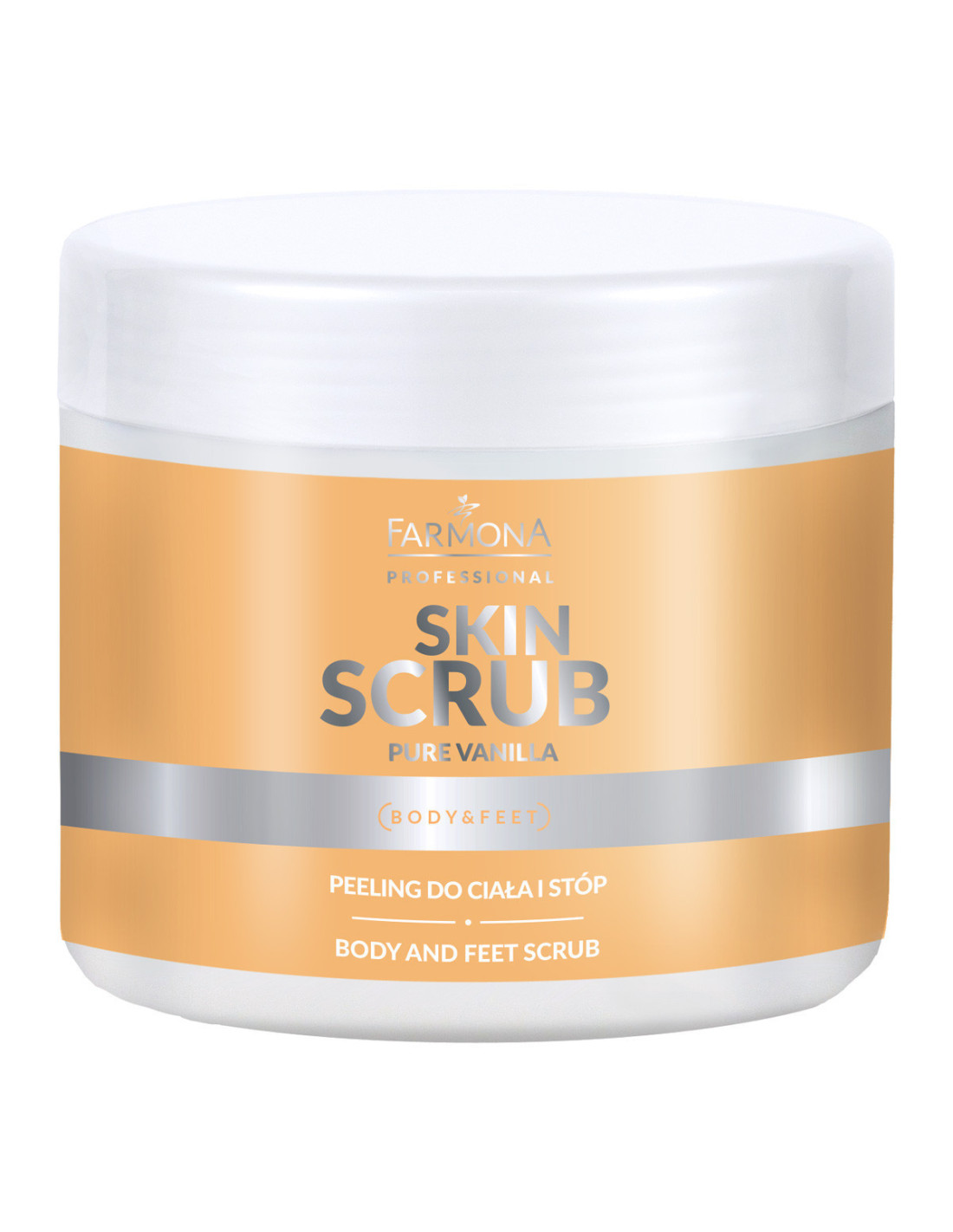 Farmona skin scrub pure vanilla peeling do ciała i stóp 500 g  