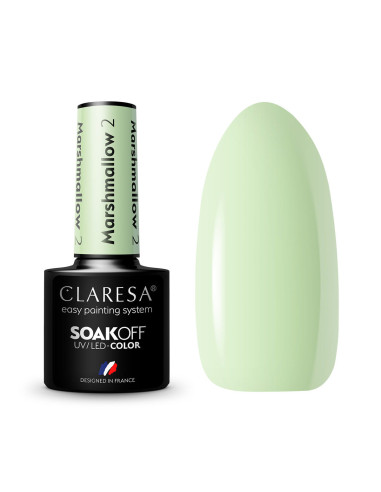 CLARESA MARSHMALLOW 2 vernis hybride 5g
