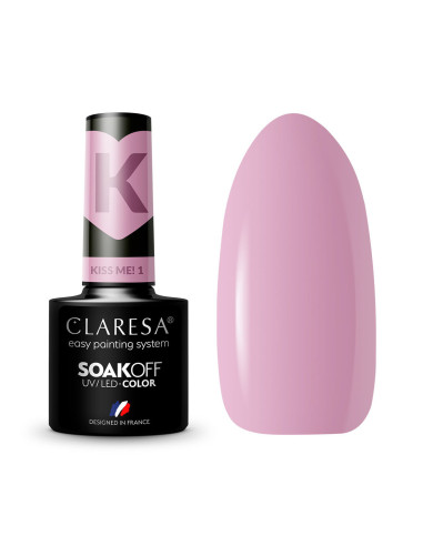Esmalte híbrido CLARESA Kiss Me! 1 -5g