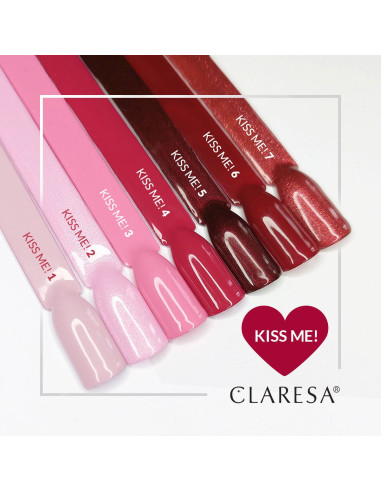 Smalto ibrido CLARESA Kiss Me! 7-5 gr
