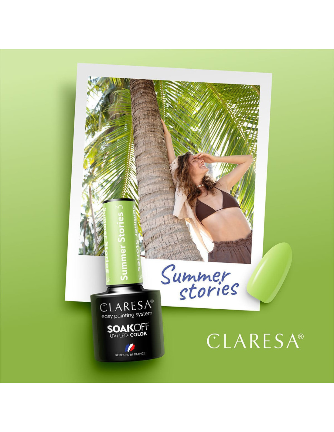 CLARESA hybrid varnish SUMMER STORIES 3 -5g 