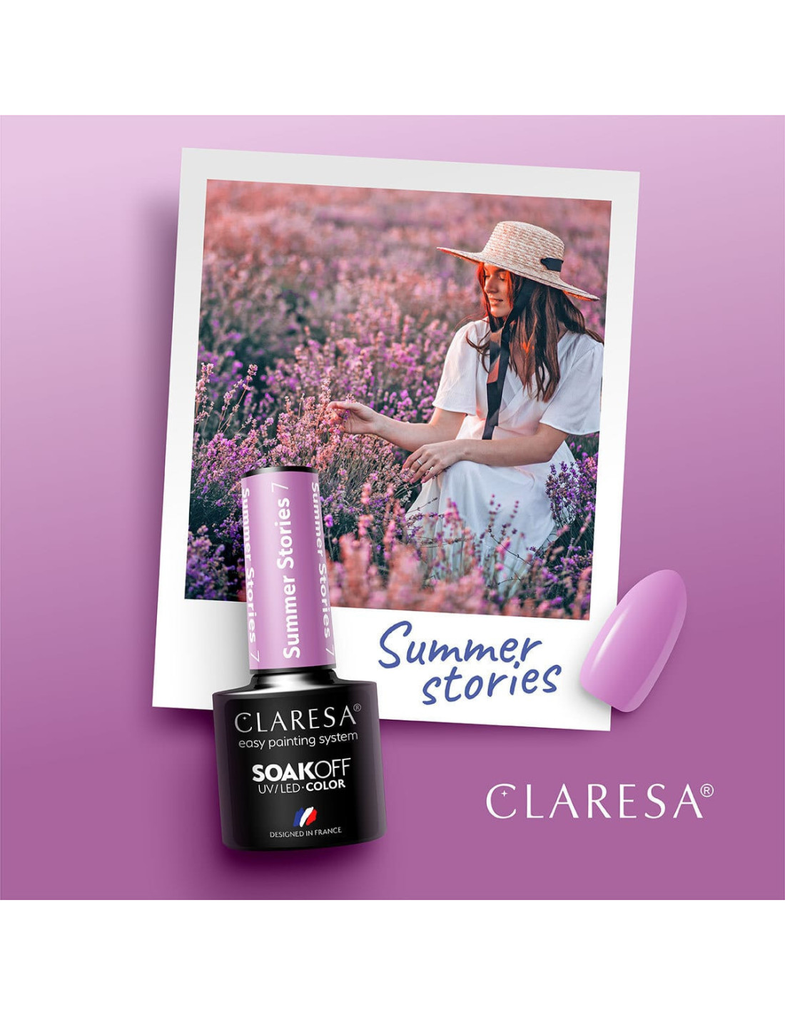 CLARESA barniz híbrido SUMMER STORIES 7 -5g