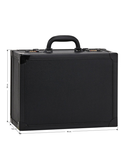 Valise barbier noire 