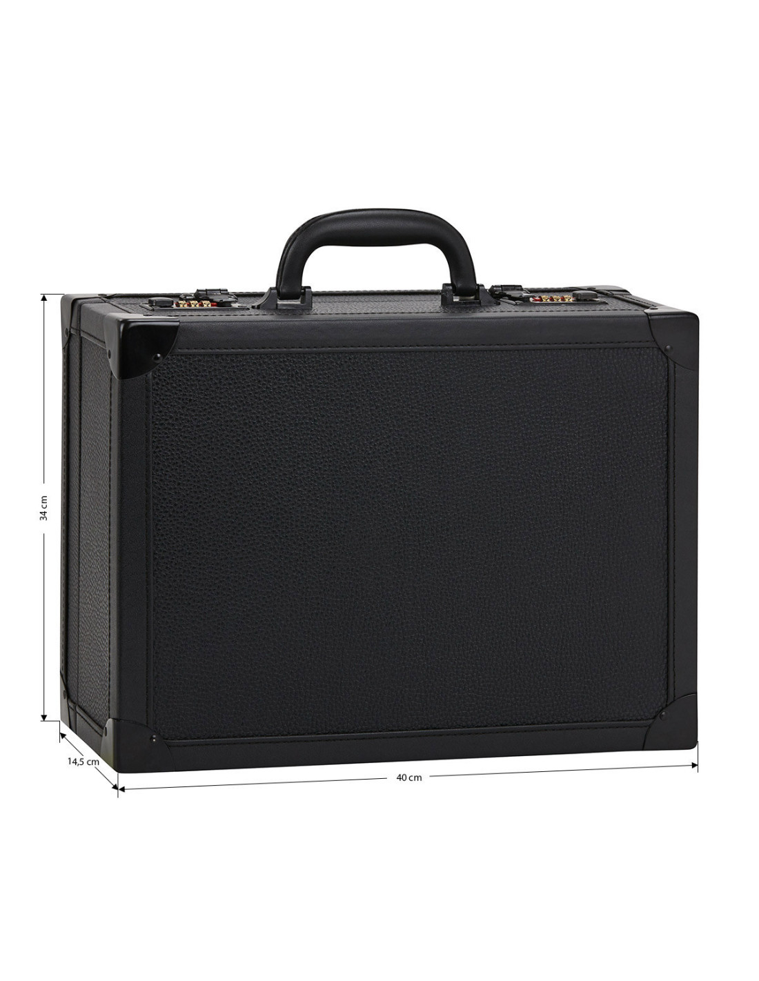 Valise barbier noire 