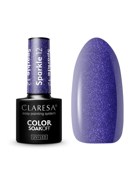 CLARESA Vernis à ongles hybride SPARKLE 12 -5g 