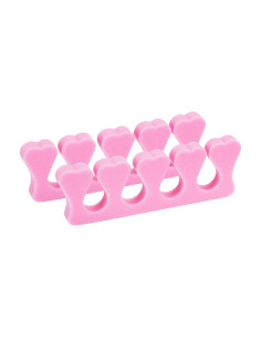 100 Stück rosa Pediküre-Schaumtrenner