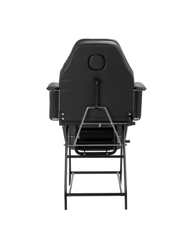 Fauteuil cosmétique 557A avec cuvettes noir 