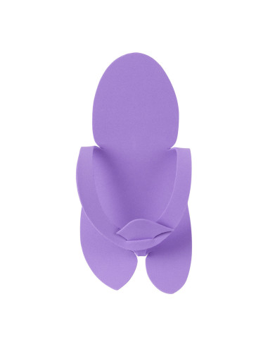 Tongs jetables en mousse 10 paires couleurs assorties 