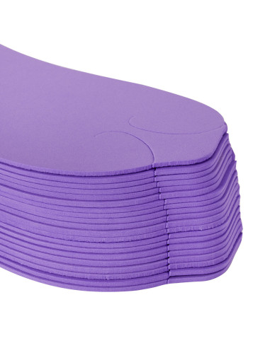 Tongs jetables en mousse 10 paires couleurs assorties 