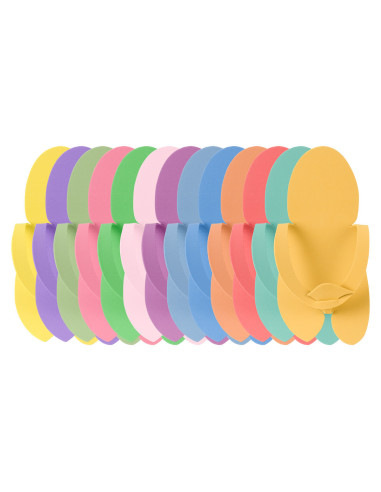 Chanclas de espuma desechables 10 pares colores surtidos