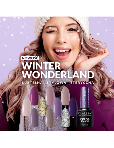 CLARESA Lakier hybrydowy Winter Wonderland 7 - 5g  