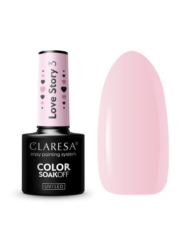 CLARESA Hybrid-Nagellack LOVE STORY 3 - 5g 