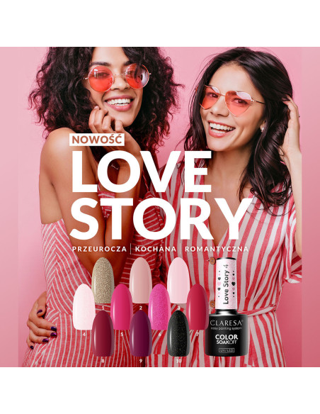 CLARESA Lakier Hybrydowy LOVE STORY 3 - 5g  