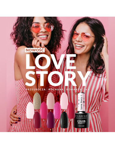 Smalto per unghie ibrido CLARESA LOVE STORY 8 - 5g