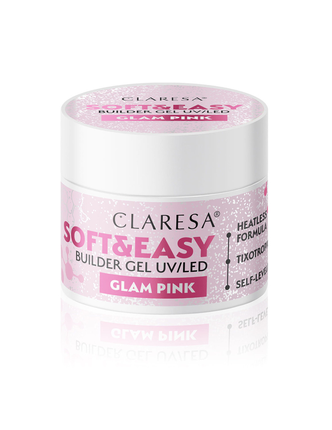 Claresa Soft&Easy glam pink construction gel 12 g 