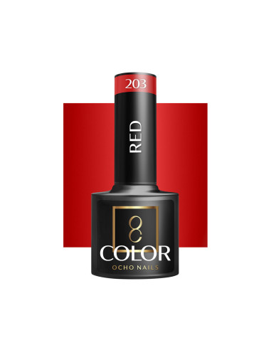 OCHO NAILS Vernis à ongles hybride rouge 203 -5 g