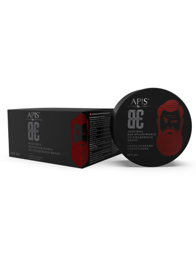 Apis Beard Care Conditionneur sans rinçage pour le soin de la barbe 100 ml