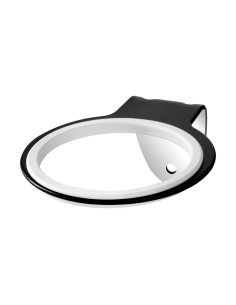 Soporte de pared para secador de pelo Q96 negro