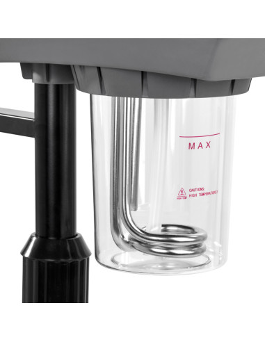 Vase Giovanni avec lampe loupe D-21 noir 