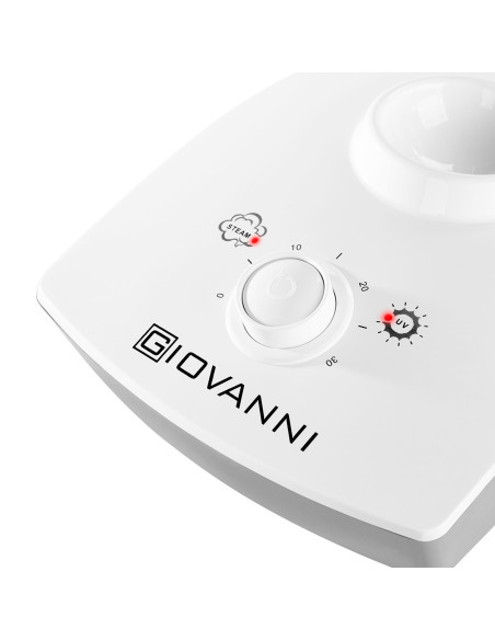 Vase Giovanni avec lampe loupe D-21 blanc 