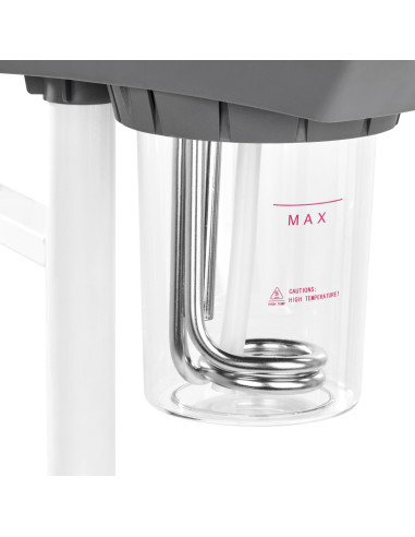 Giovanni vase with magnifying lamp D-21 white