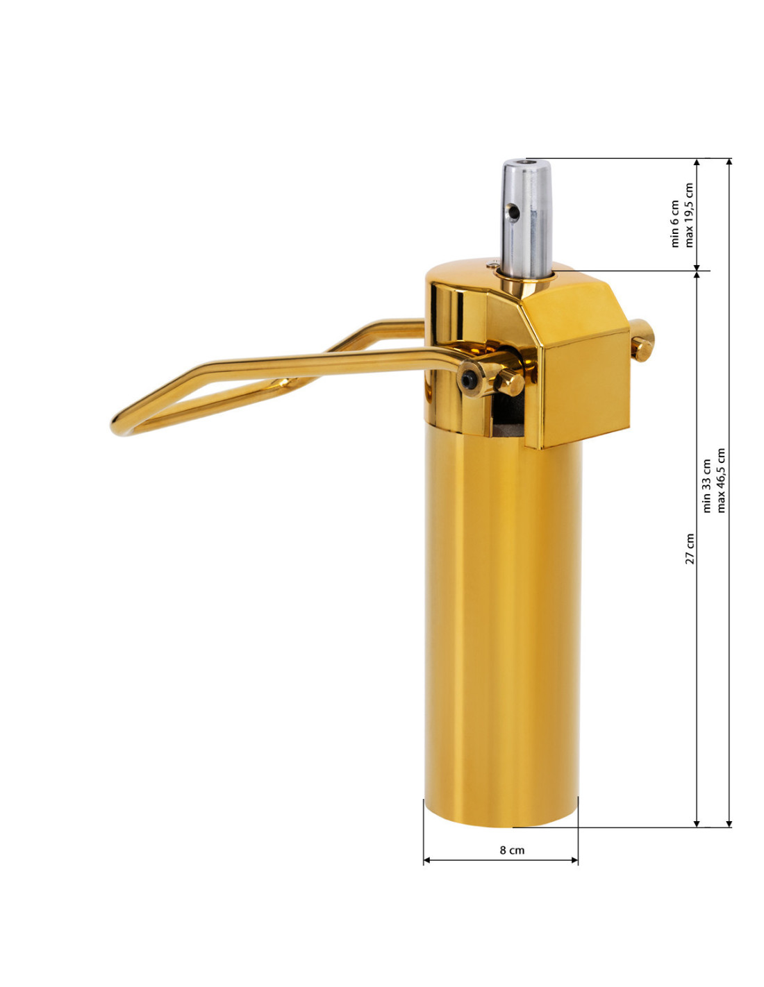 Gold actuator for D-03 hairdressing chair