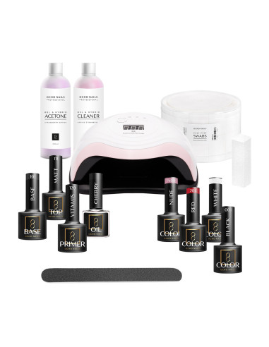 Kit Inicial Híbrido OCHO NAILS 7 