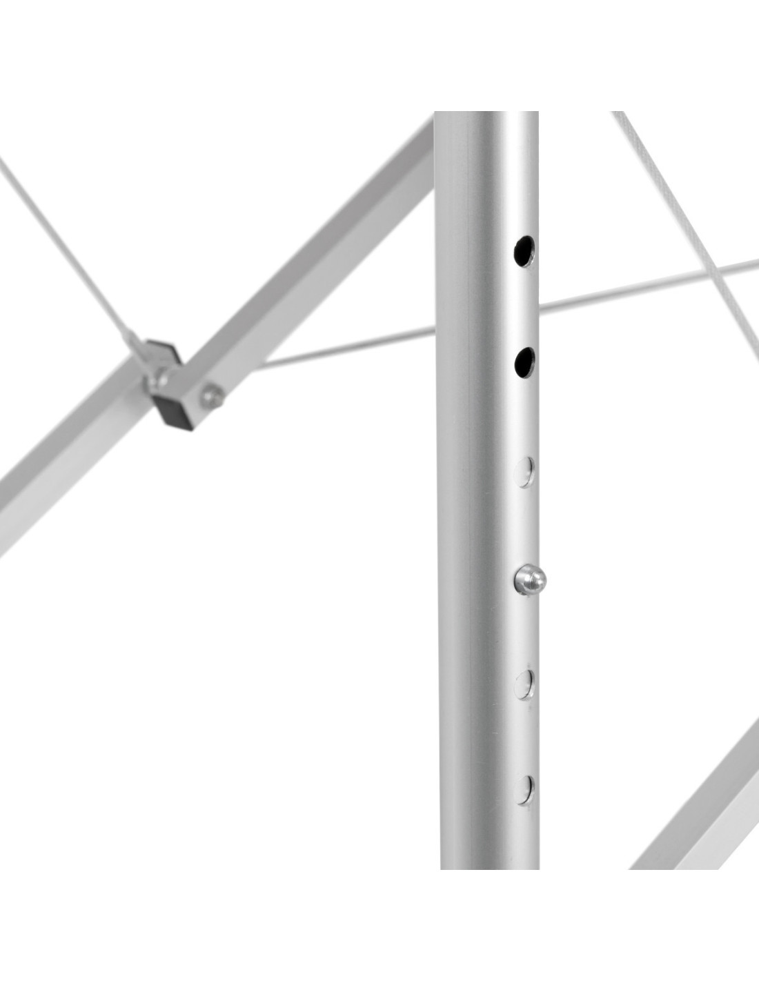 Table de massage pliante confort aluminium Activ Fizjo 2 segments rose 