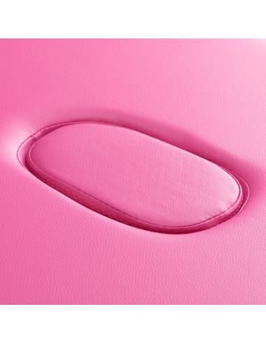 Lettino da massaggio pieghevole alluminio comfort Activ Fizjo 2 segmenti rosa alluminio nero