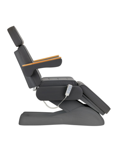 Sillón de cosmética eléctrico SILLON Lux 3 motores gris, base gris