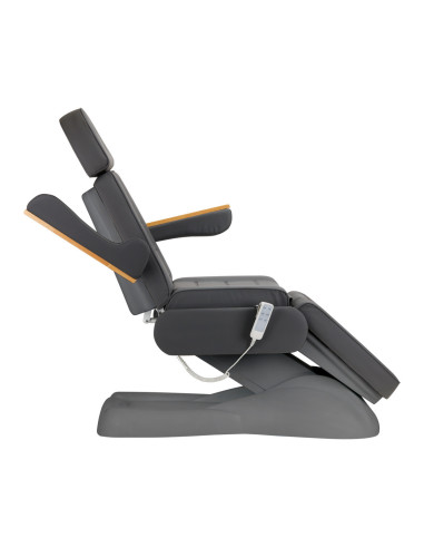 Sillón de cosmética eléctrico SILLON Lux 3 motores gris, base gris 