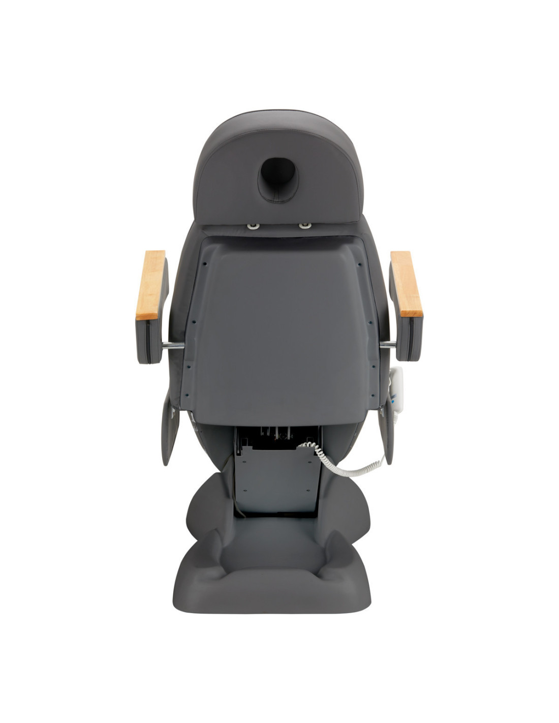 Cadeira cosmética elétrica SILLON Lux 3 motores cinza, base cinza 