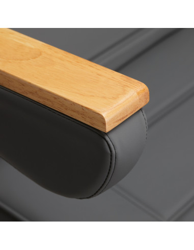 Elektrischer Kosmetikstuhl SILLON Lux mit 3 grauen Motoren und grauem Fuß 