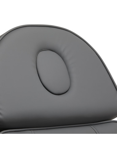 Fauteuil cosmétique électrique SILLON Lux 3 moteurs gris, piètement gris 