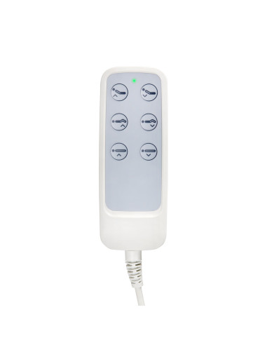 Cadeira cosmética elétrica SILLON Lux 3 motores cinza, base cinza 