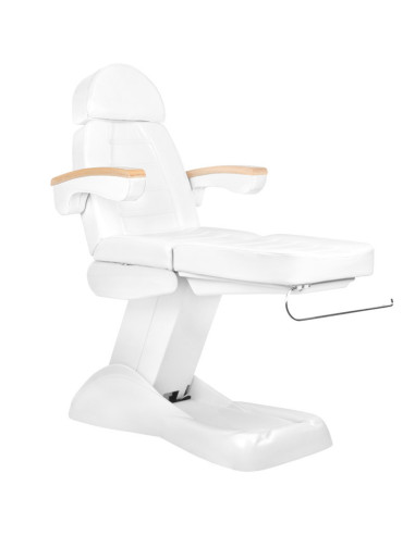 Lux electric beauty chair white heated