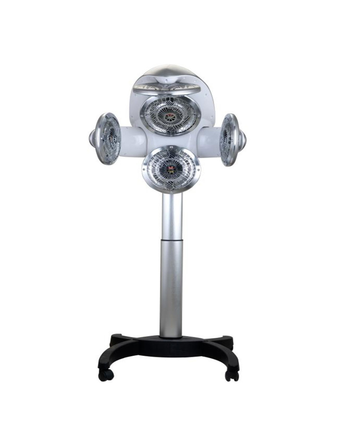 Hair color processor Climazon infrared quartz headset on grey stand 