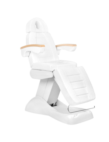 Sillón de belleza eléctrico Lux blanco calefactado