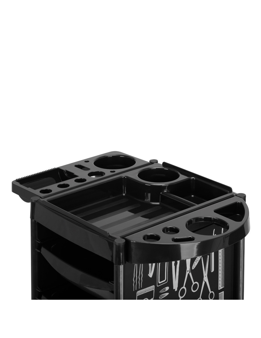 Gabbiano aiutante parrucchiere X11-9 grafica nera 