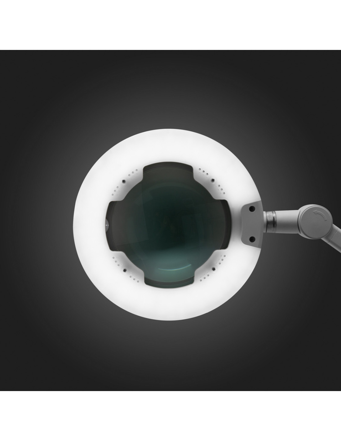 Lámpara lupa LED Glow 8021 para sobremesa color de la luz