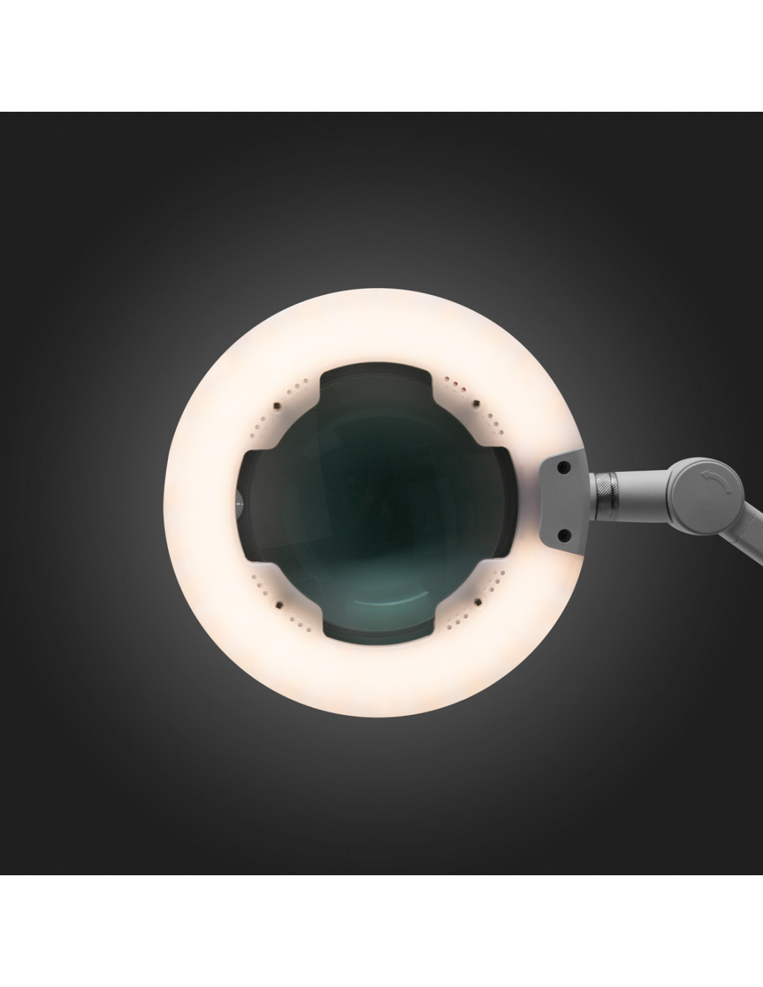 Lampada a lente d'ingrandimento a LED Glow 8021 per il piano del tavolo colore della luce