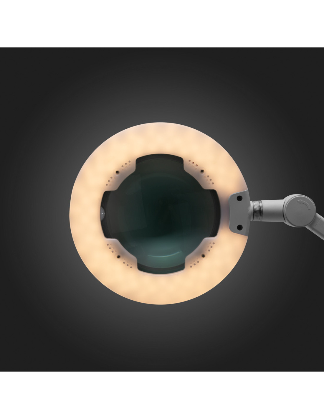 Lampada a lente d'ingrandimento a LED Glow 8021 per il piano del tavolo colore della luce