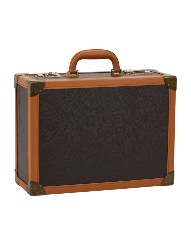 Valise de coiffure marron 